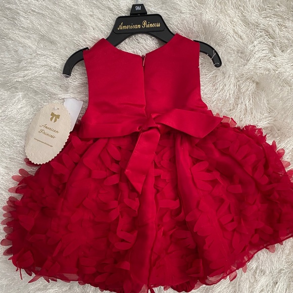 Baby Girl Red Dress - Picture 2 of 2